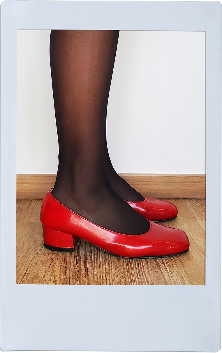 Chunky Low Block Heels - Louis Rachel Paris