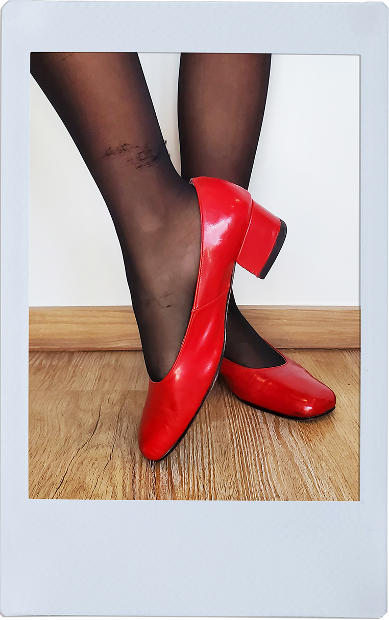 Chunky Low Block Heels - Louis Rachel Paris