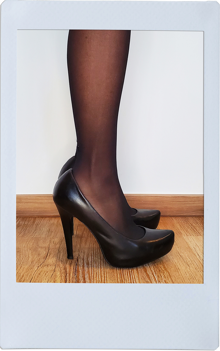 Classic Black High Heels - Andrea