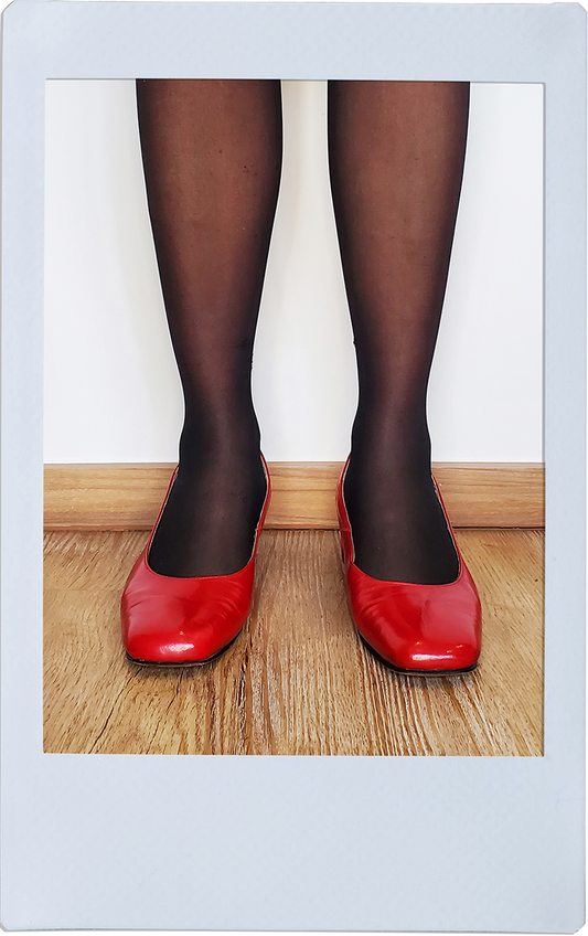 Chunky Low Block Heels - Louis Rachel Paris