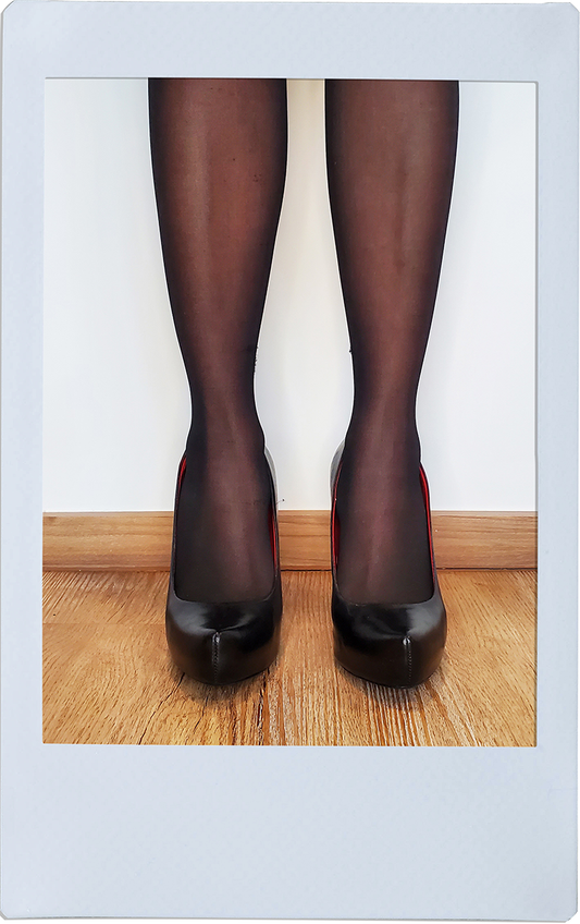 Classic Black High Heels - Andrea