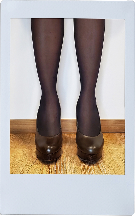 Dark Chocolate High Heels - Perugia