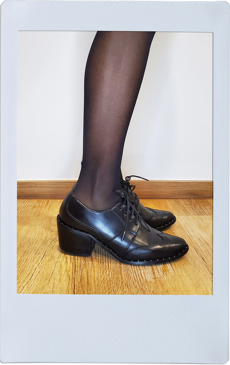 Oxford Style Shoes with Heels - MITU