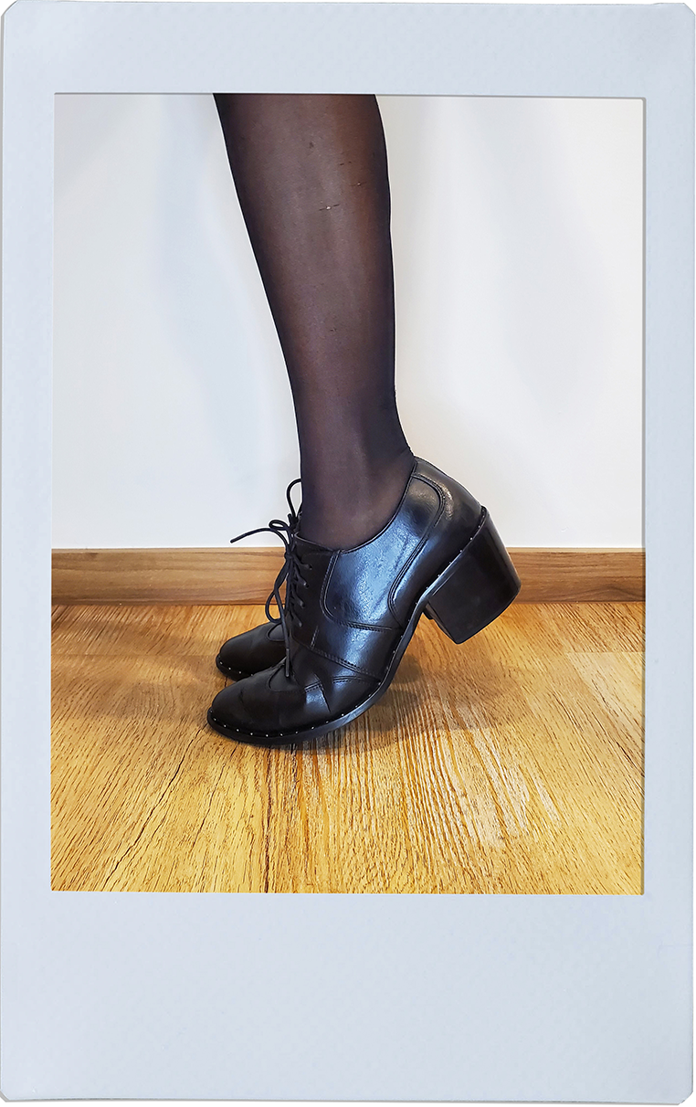 Oxford Style Shoes with Heels - MITU