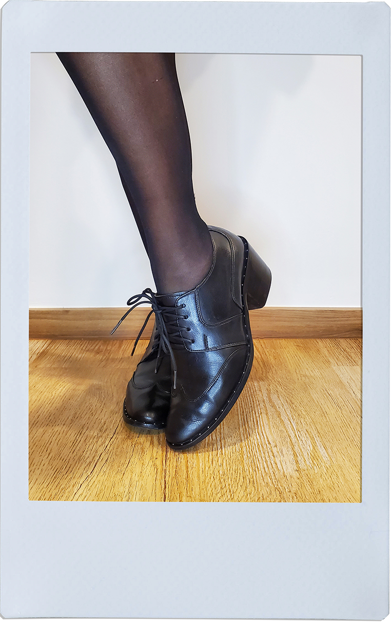 Oxford Style Shoes with Heels - MITU